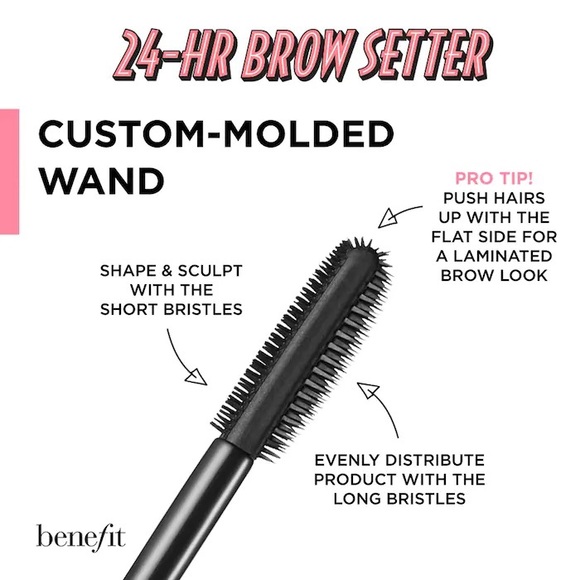 new Benefit ★ 24-HR Brow Setter 24-Hour Invisible Gel Travel Size ★ in Box ★ - Picture 13 of 16